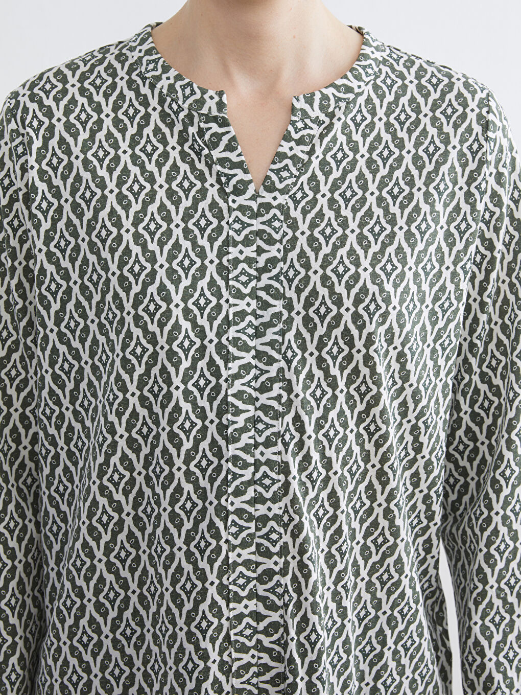 Woman GREEN Blouse-2