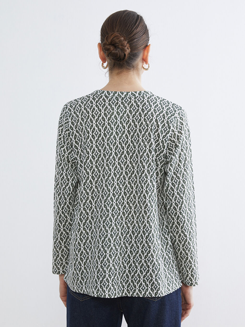 Woman GREEN Blouse-3