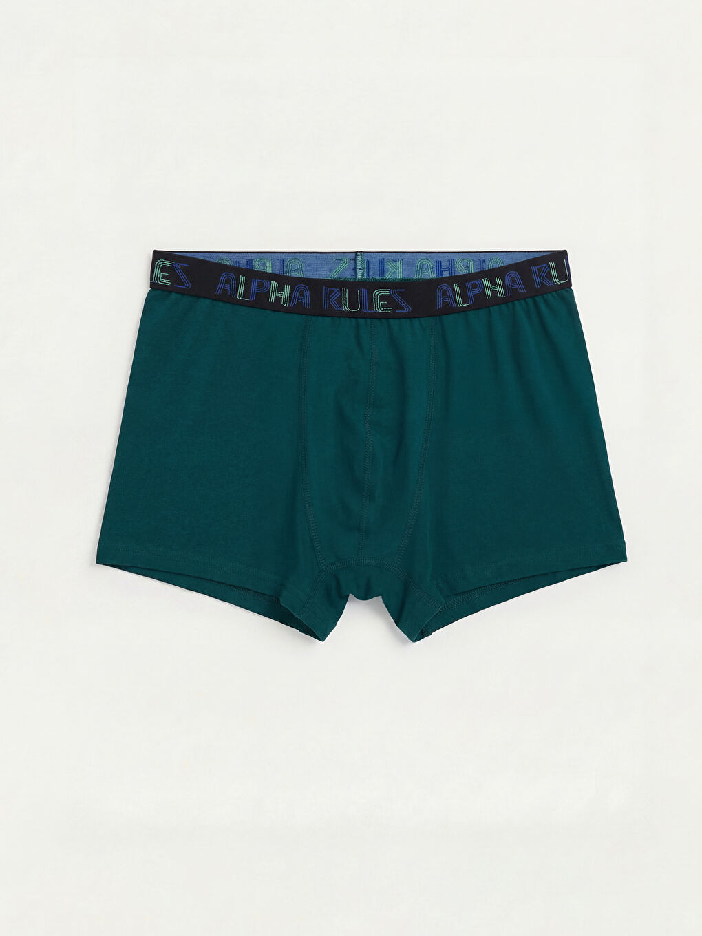 Yeşil Standart Kalıp Pamuklu Esnek Erkek Boxer 3'lü-2