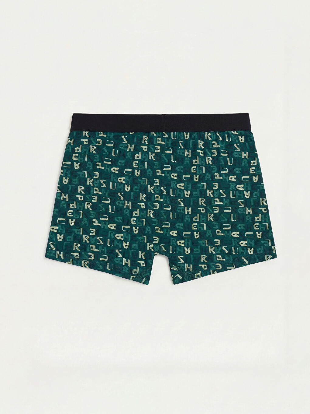 Yeşil Standart Kalıp Pamuklu Esnek Erkek Boxer 3'lü-4