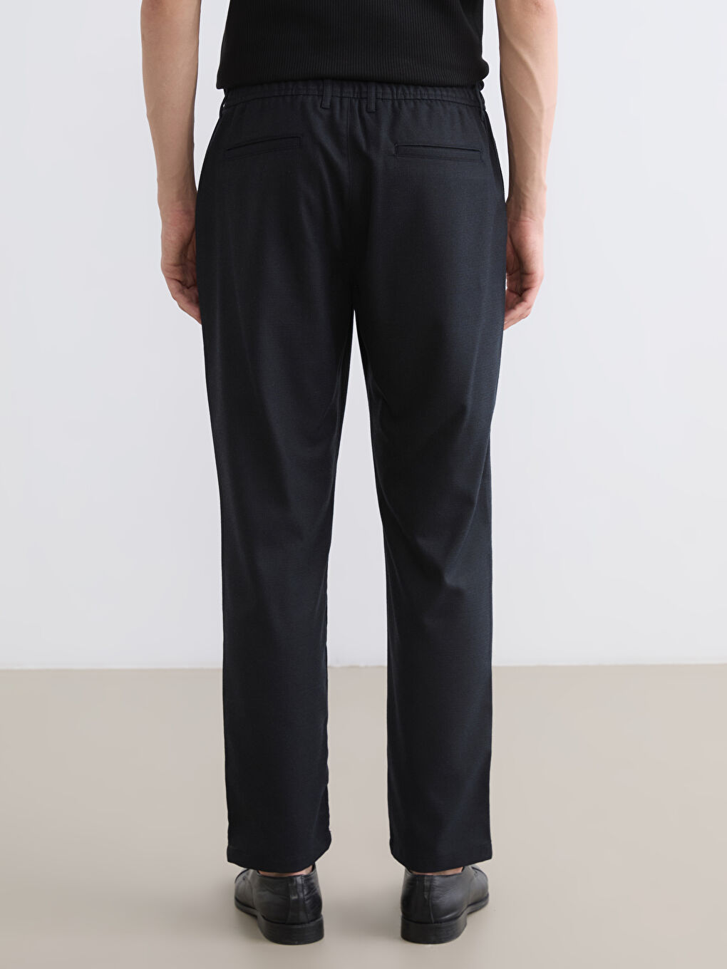 Lacivert Standart Kalıp Erkek Kumaş Pantolon-6