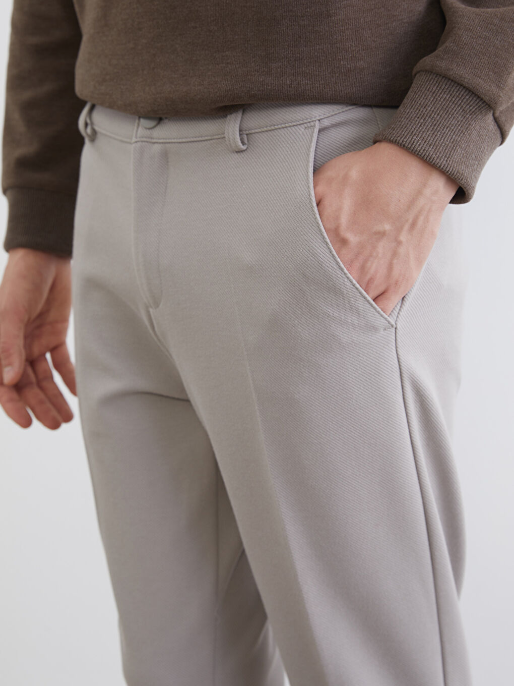 Men's Slim Fit Trousers-2