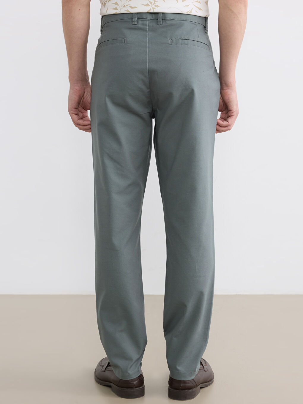 Мужчины Цвет петроль Брюки-3