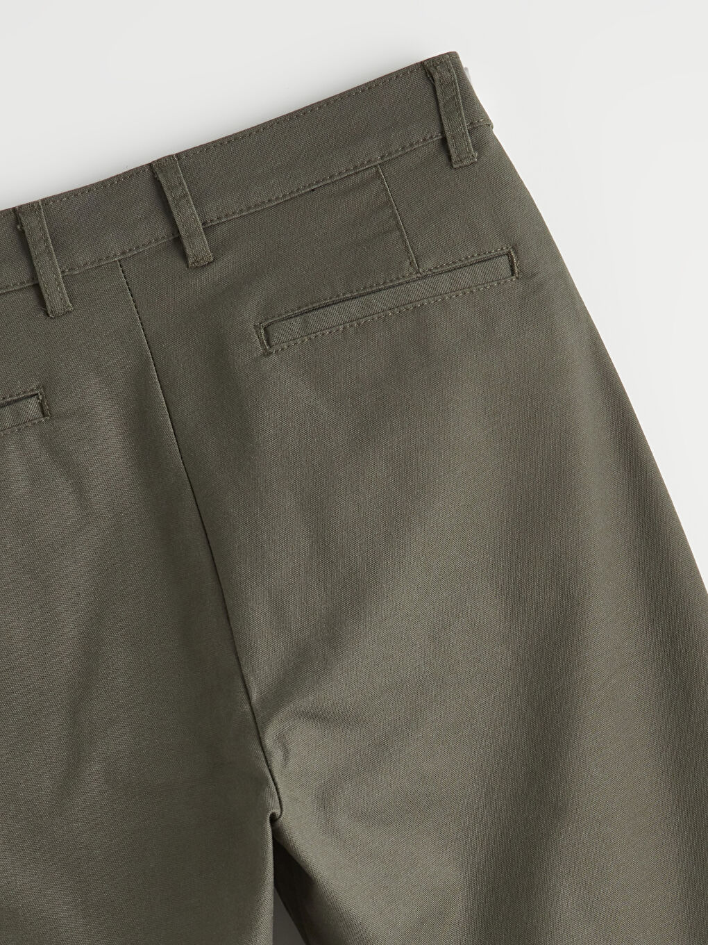 Мужчины Коричневый Брюки-1