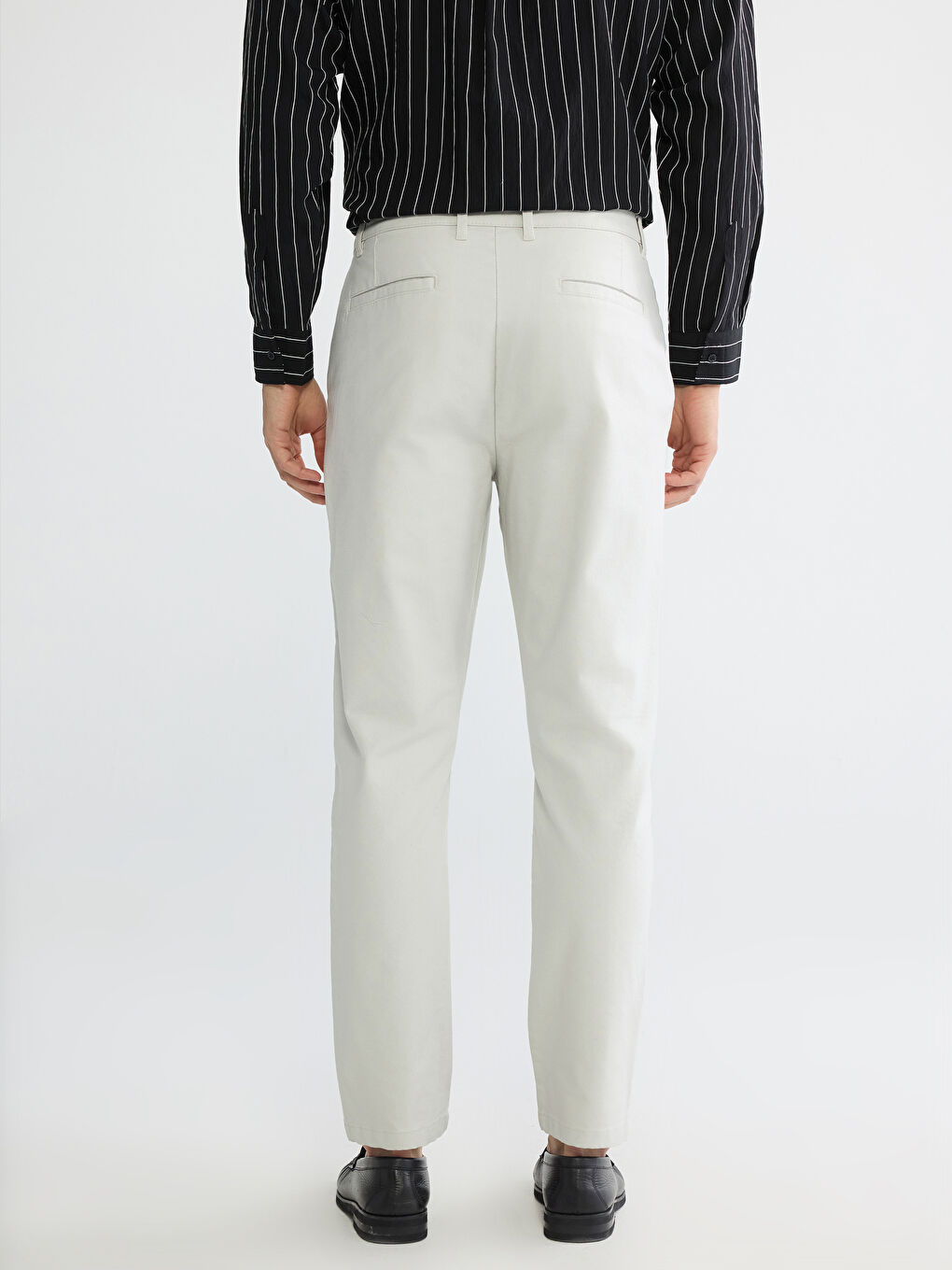 Мужчины Бежевый Брюки-3