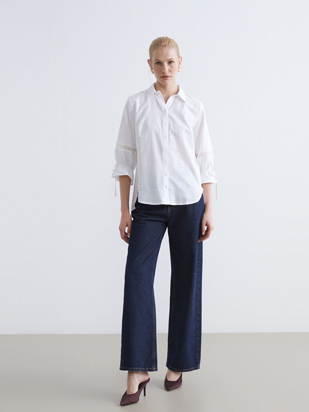 Chemise BLANC Femme-1