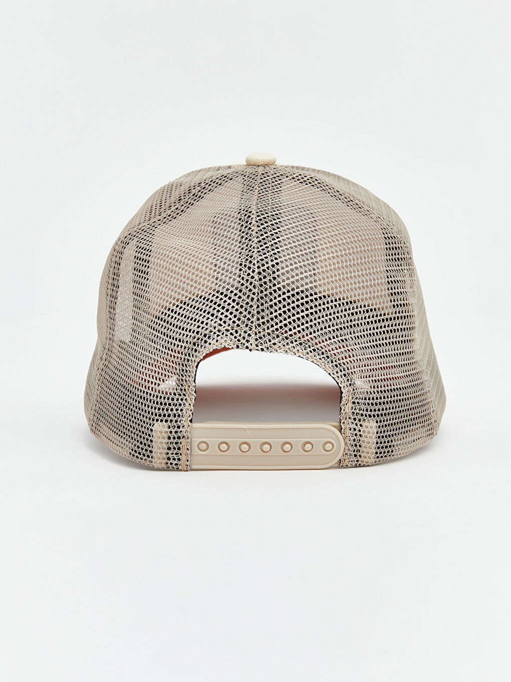 Bej File Detaylı Erkek Kep Şapka -2