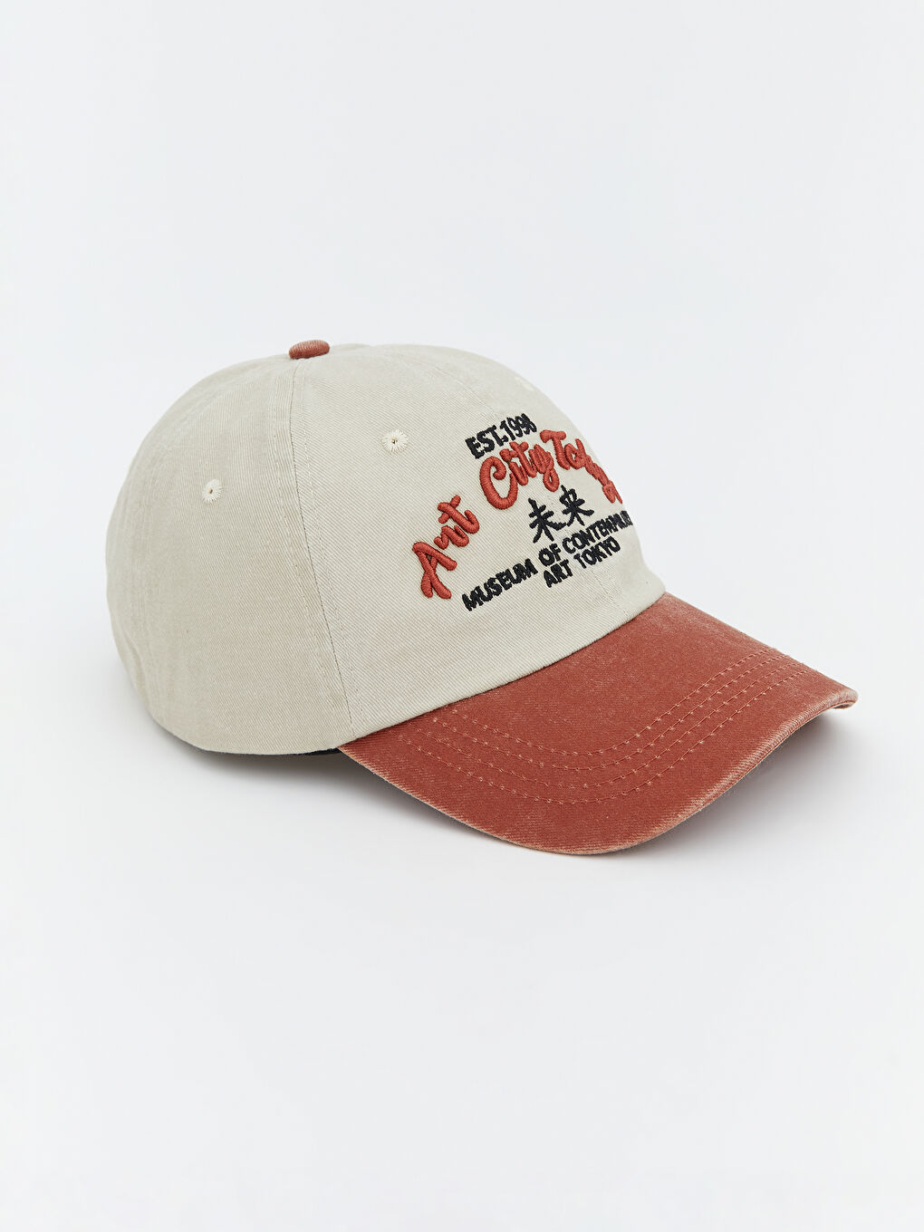 Karışık Nakışlı Erkek Kep Şapka-1