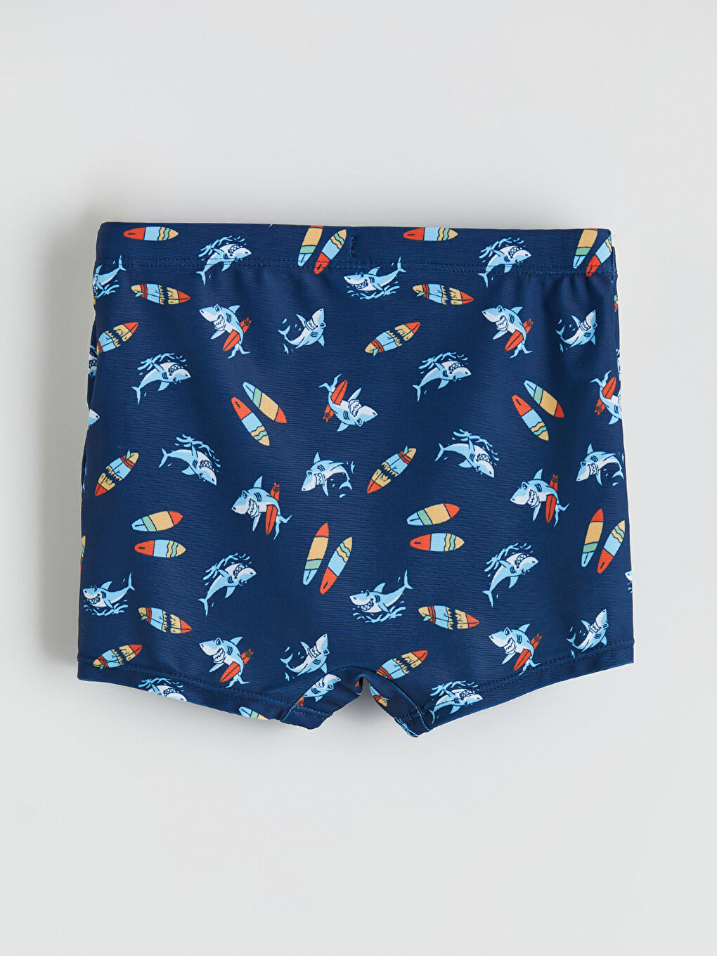 Lacivert Baskılı Erkek Çocuk Deniz Şortu-2