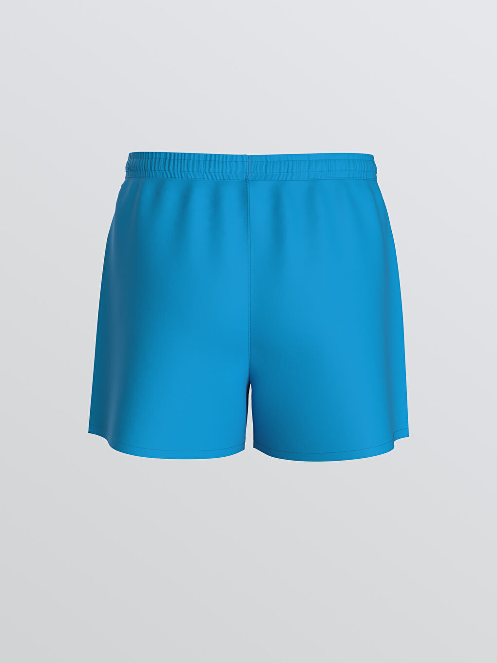 Mavi Beli Lastikli Baskılı Erkek Çocuk Deniz Şortu-3