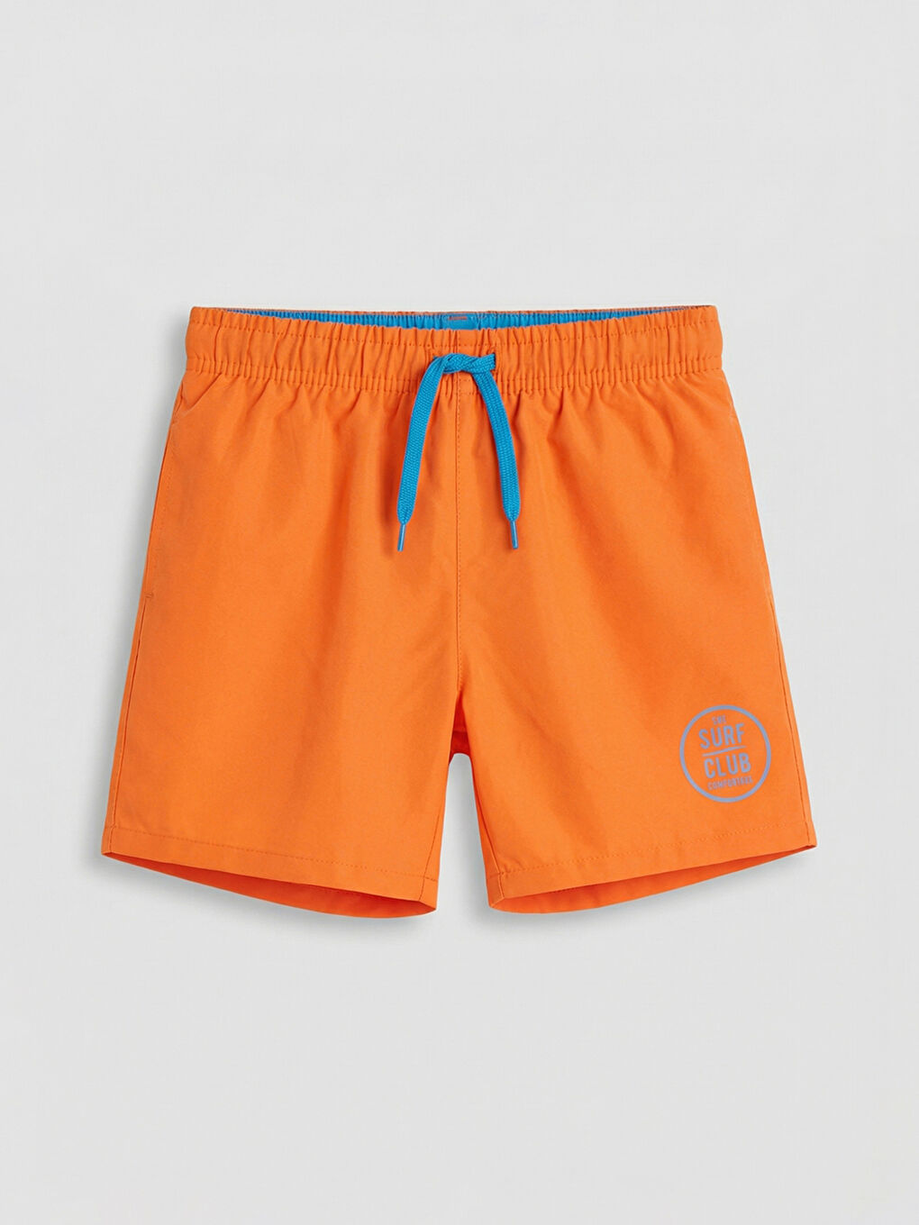 Turuncu Baskılı Erkek Bebek Yüzme Şort