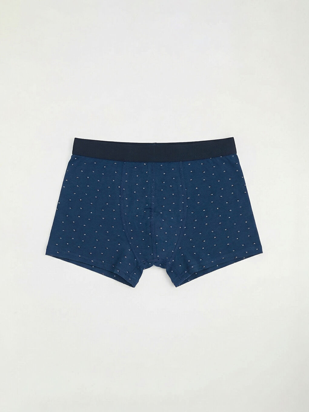 Lacivert Standart Kalıp Pamuklu Esnek Erkek Boxer 5'li-1