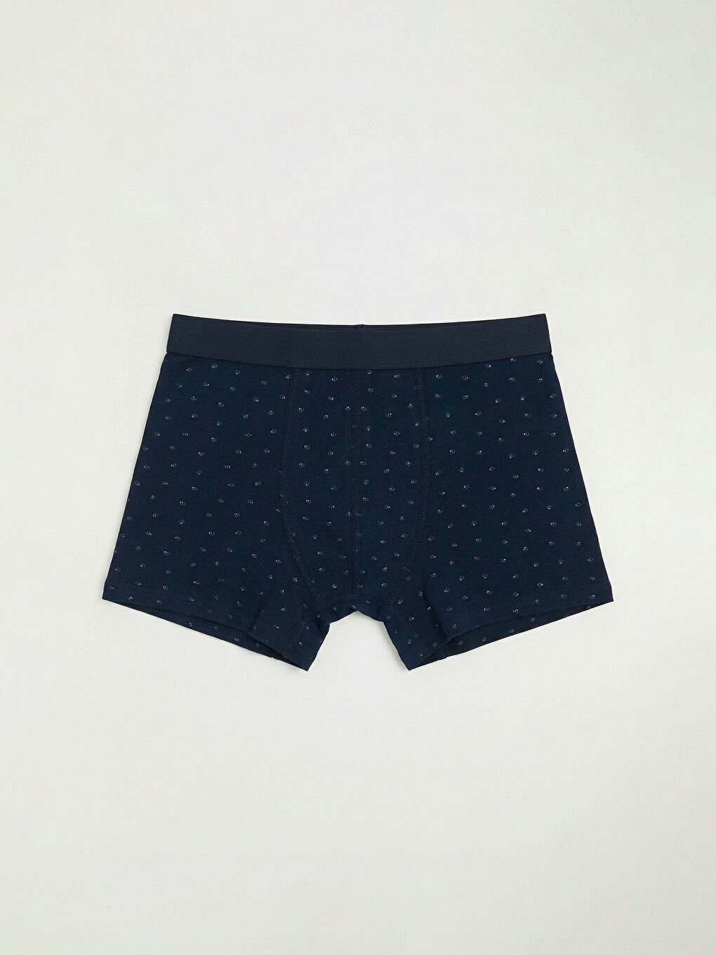 Lacivert Standart Kalıp Pamuklu Esnek Erkek Boxer 5'li-4