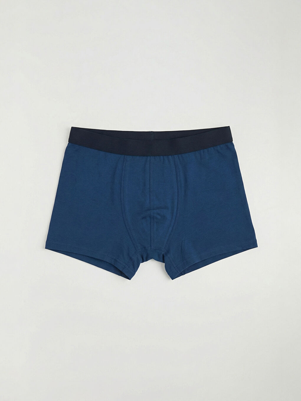 Lacivert Standart Kalıp Pamuklu Esnek Erkek Boxer 5'li-7