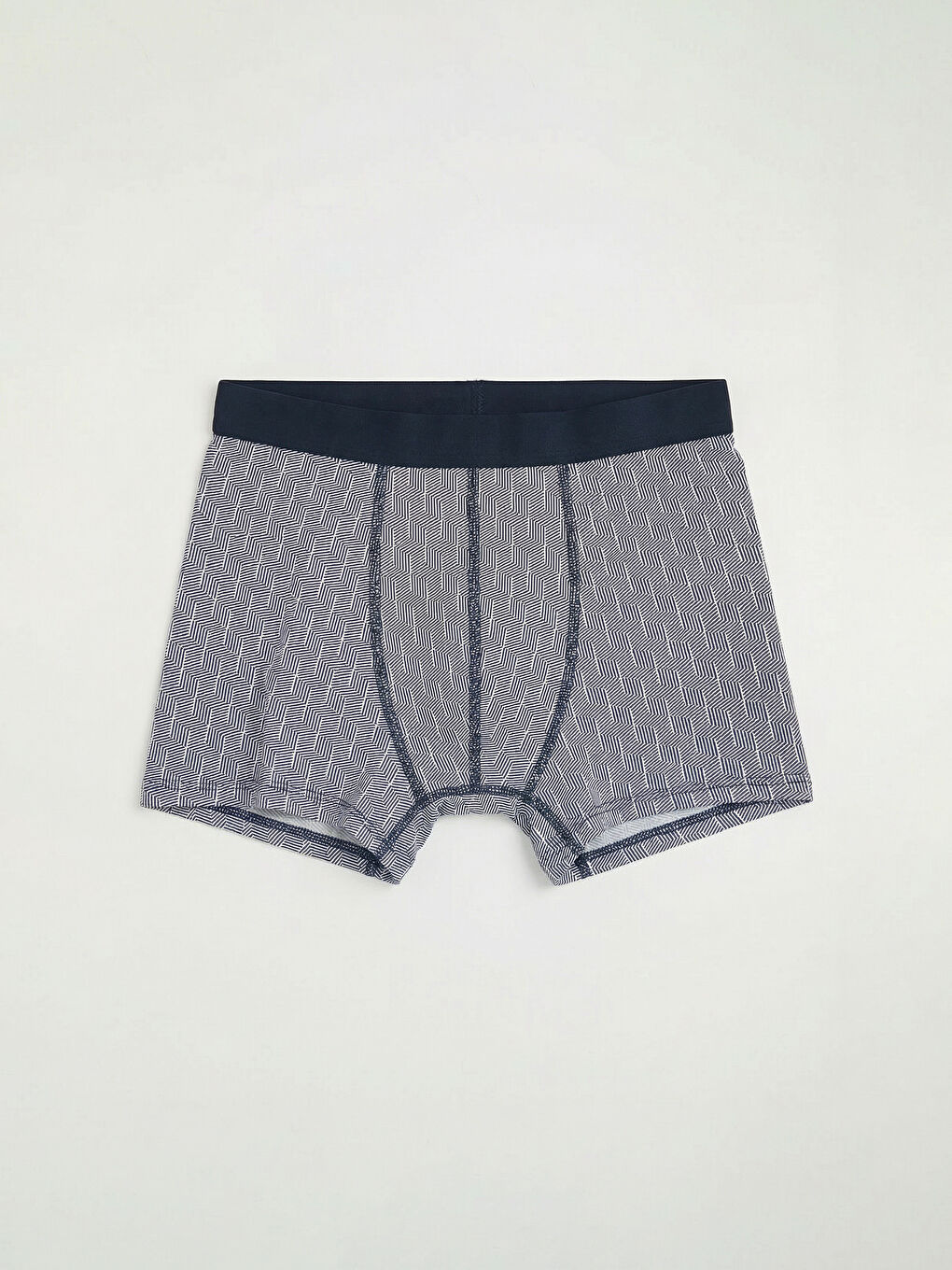 Lacivert Standart Kalıp Pamuklu Esnek Erkek Boxer 5'li-10