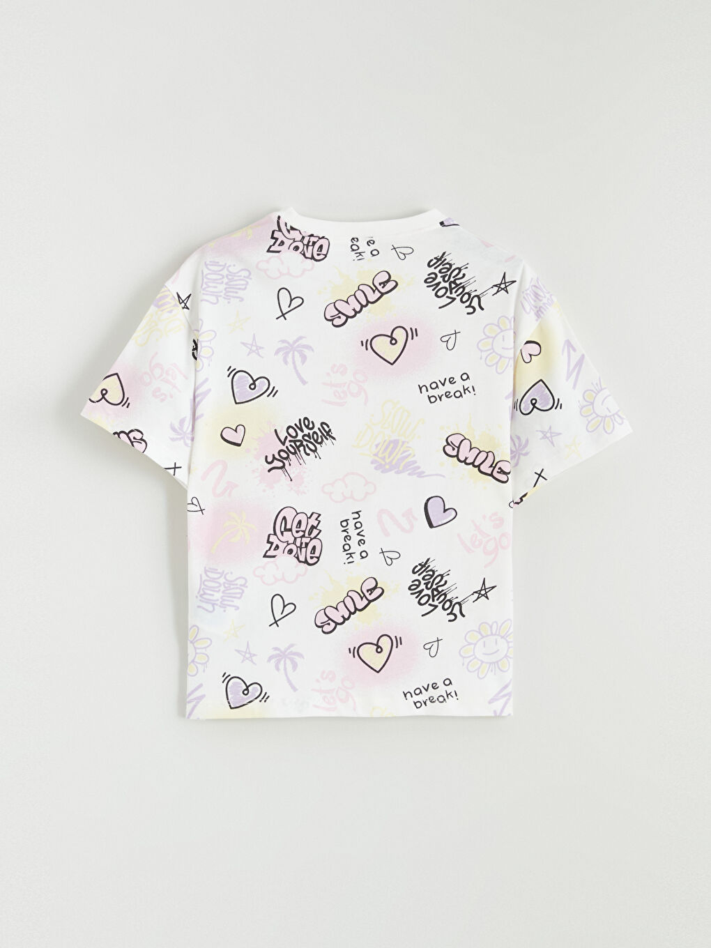 SVETLO BEŽ Kratka pidžama komplet Devojka-3