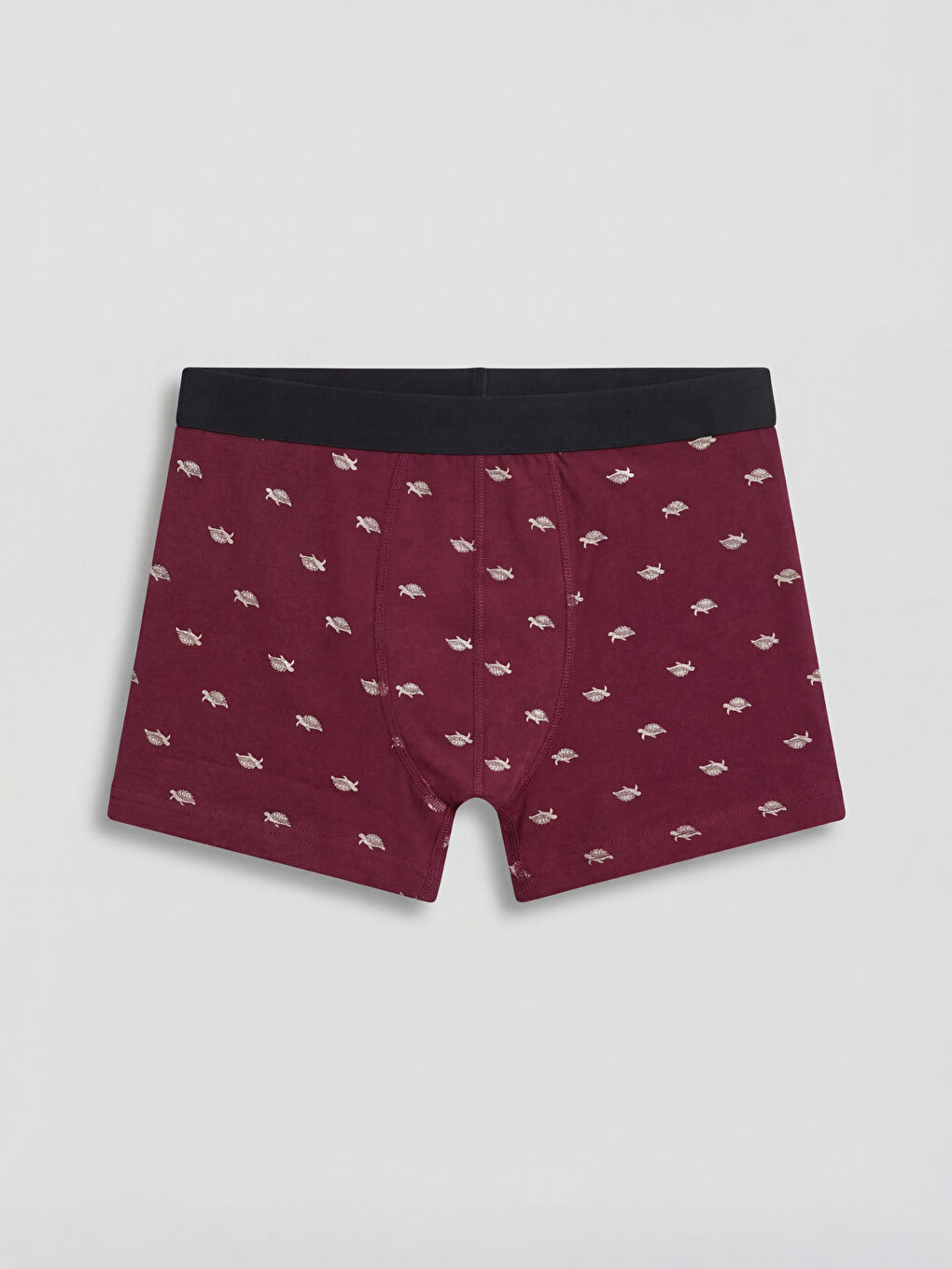 سراويل بوكسر رجالية بقصة عادية من قطن مطاطي - عبوة من 3 قطع-4