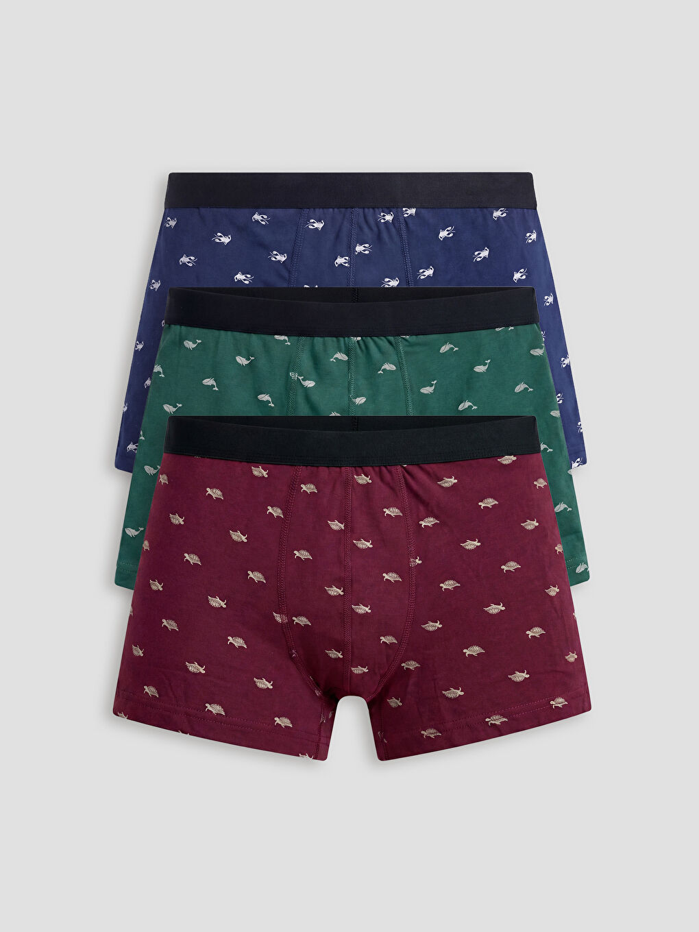 Regular Fit Cotton Stretch Men's 3-Pack Boxer Briefs