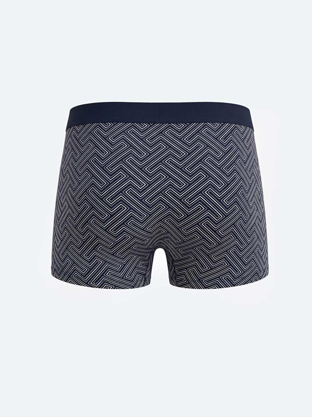 Lacivert Standart Kalıp Pamuklu Esnek Erkek Boxer-4