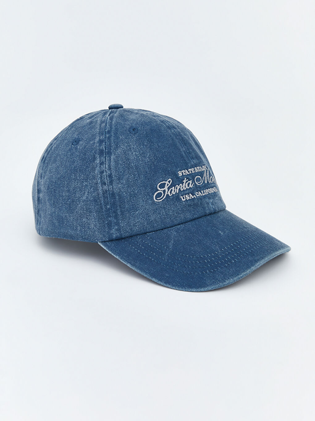 Мъж Индиго Шапка с козирка-1