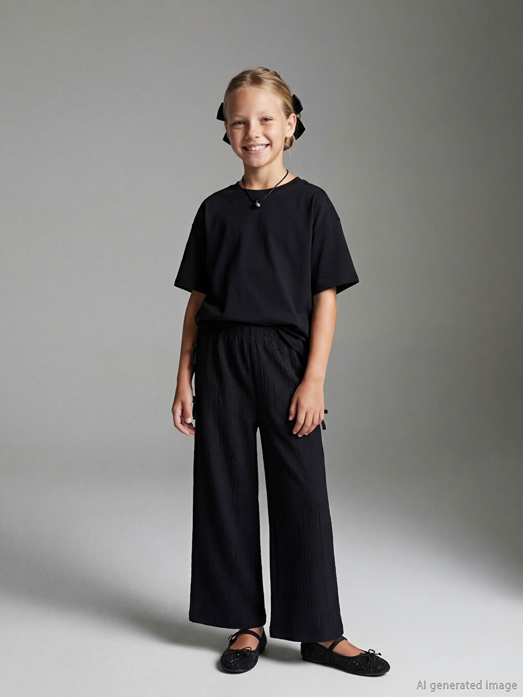 Girl BLACK Trousers