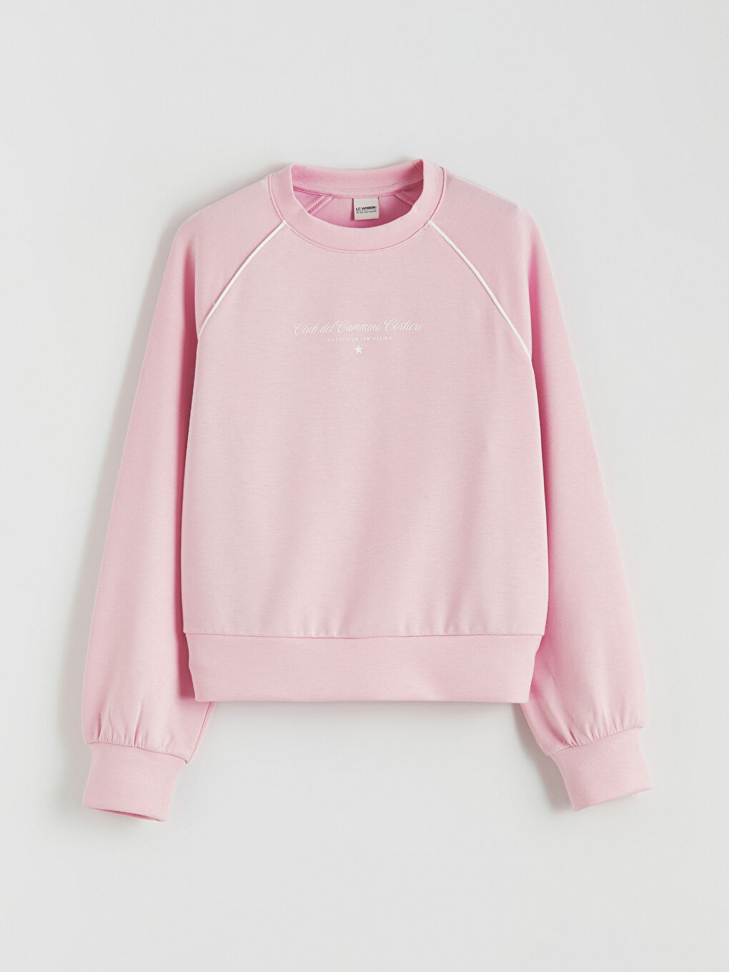 Djevojka RUŽIČASTA Majica s kapuljačom/Dukserica