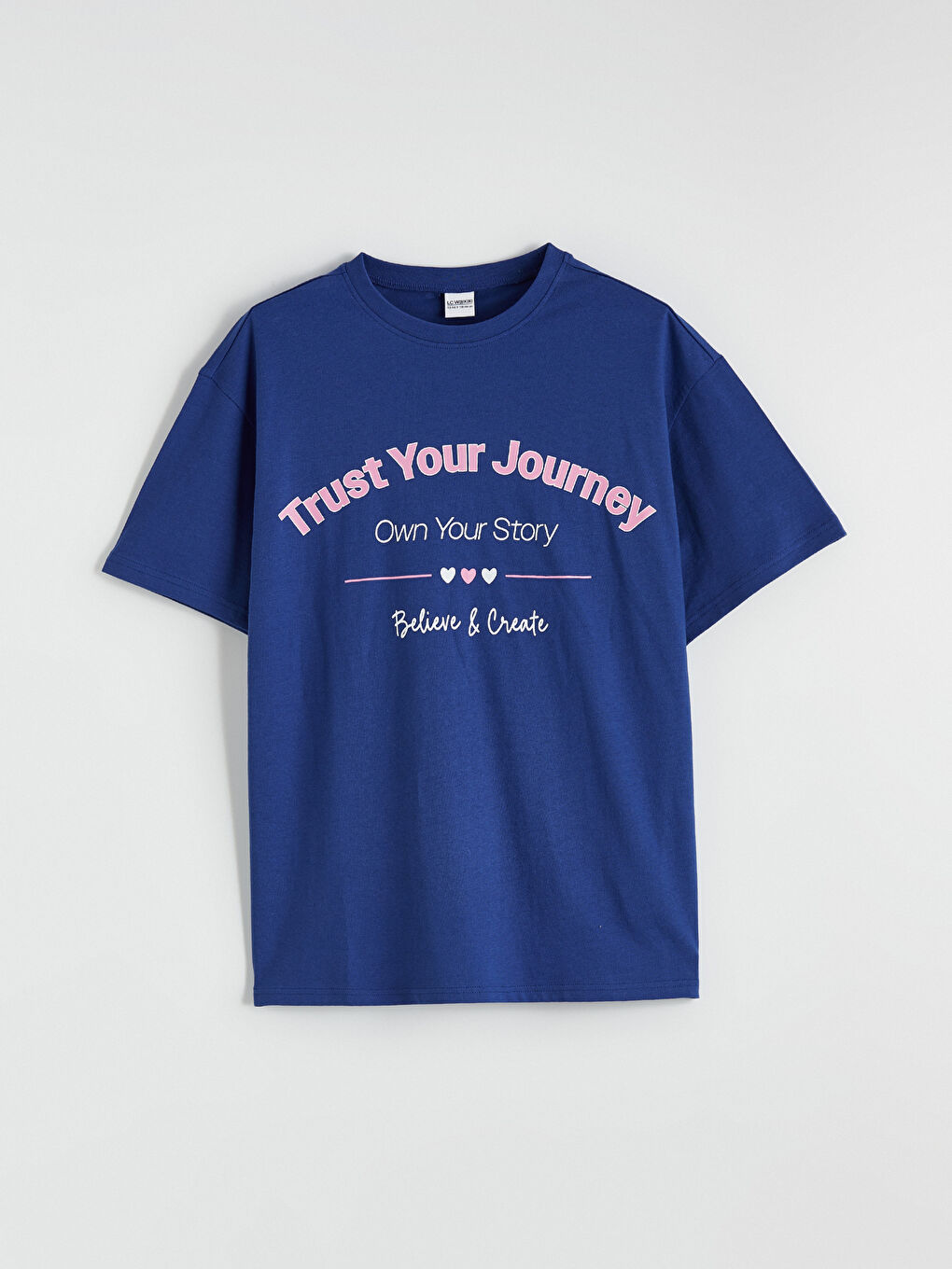 Lacivert Baskılı Kız Çocuk Pijama Takımı-1