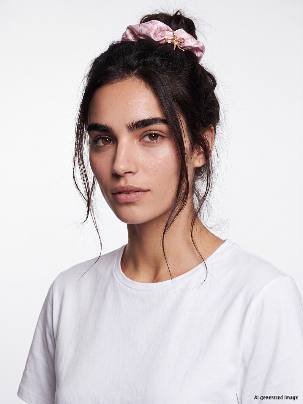 Patterned Women's Elastic Hair Tie Set 2 Pack
