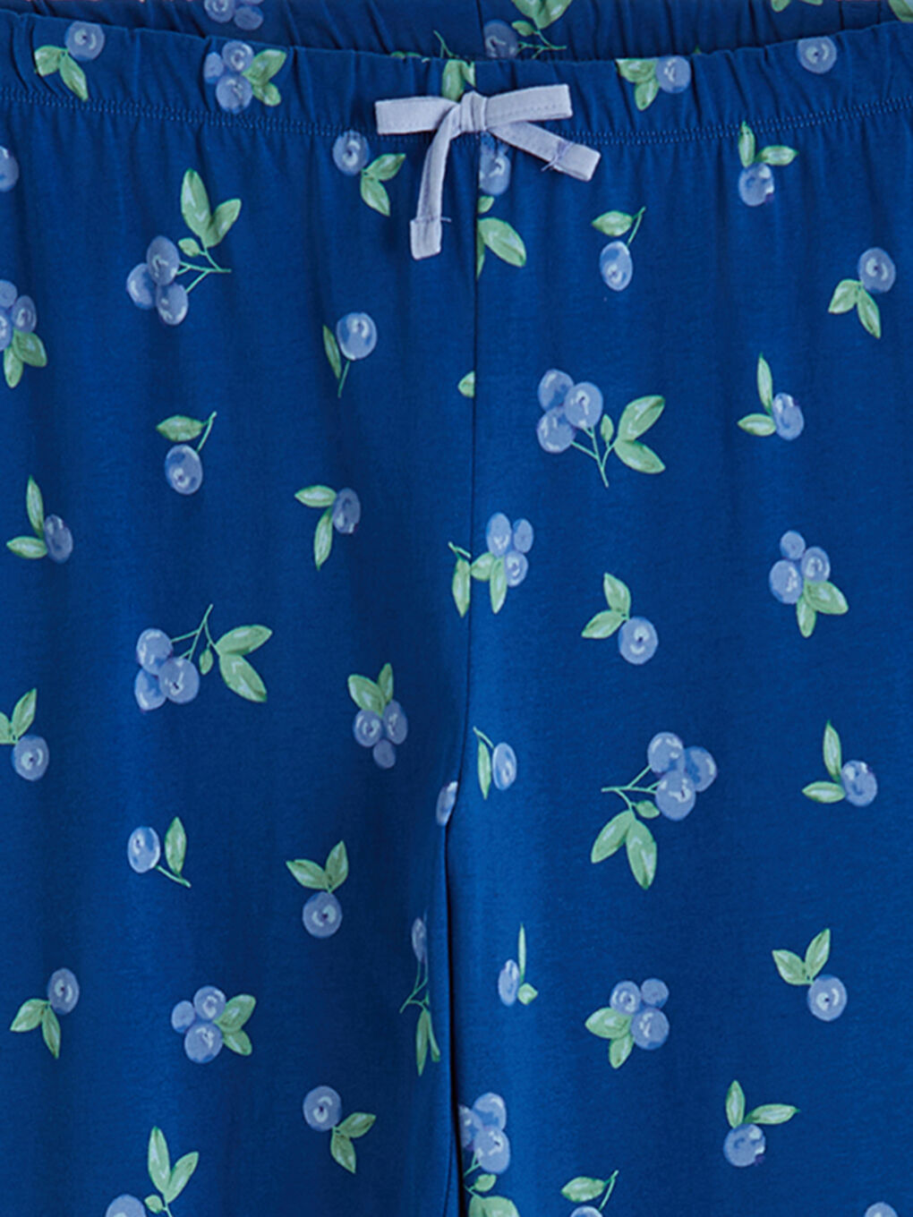 Mavi Kiraz Baskılı Kadın Jogger Pijama Altı-1