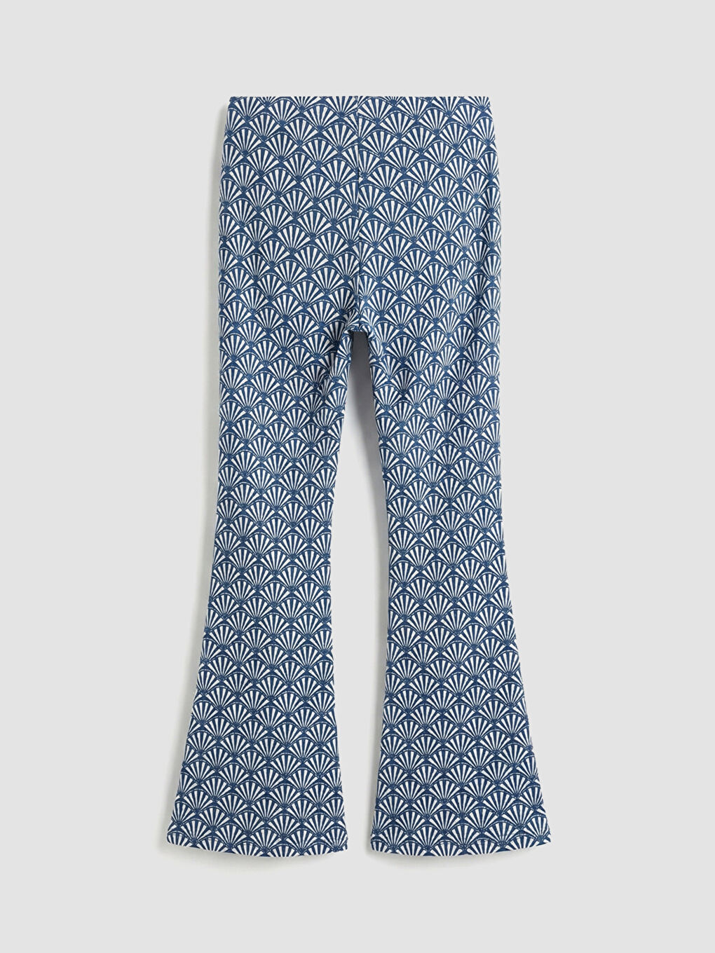 Patterned Girls' Flared Leggings-1