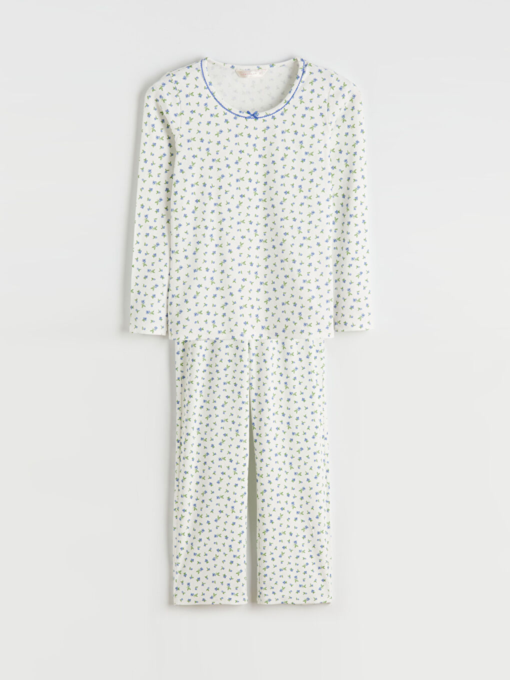 Woman ECRU Pyjama Set-4