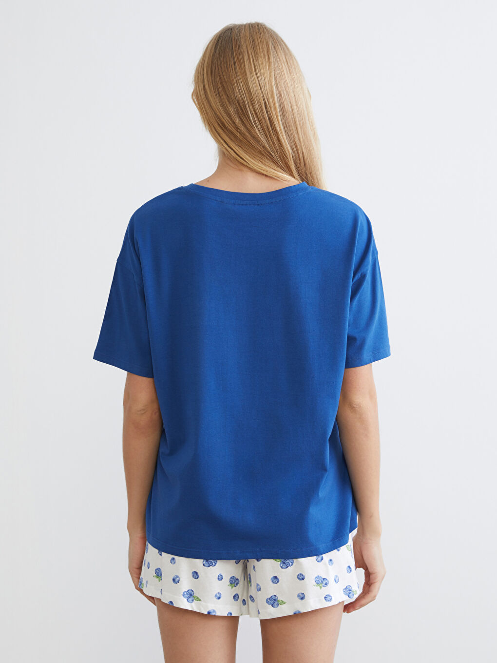 Женщины экрю Пижамный комплект с шортами-3