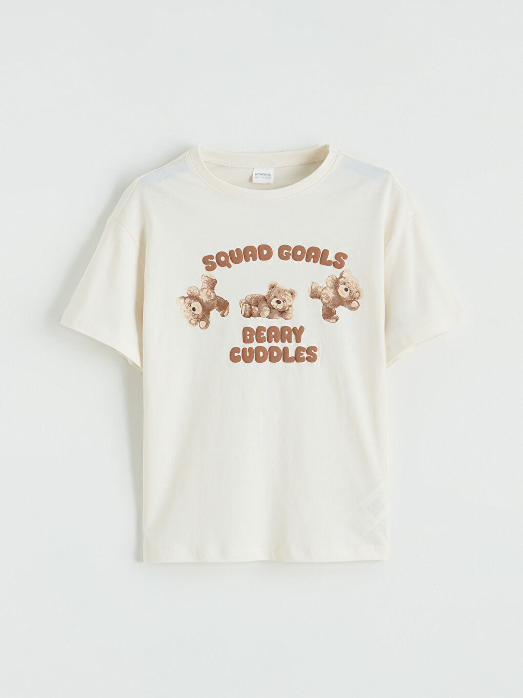 Pembe Bisiklet Yaka Baskılı Kız Çocuk Pijama Üst