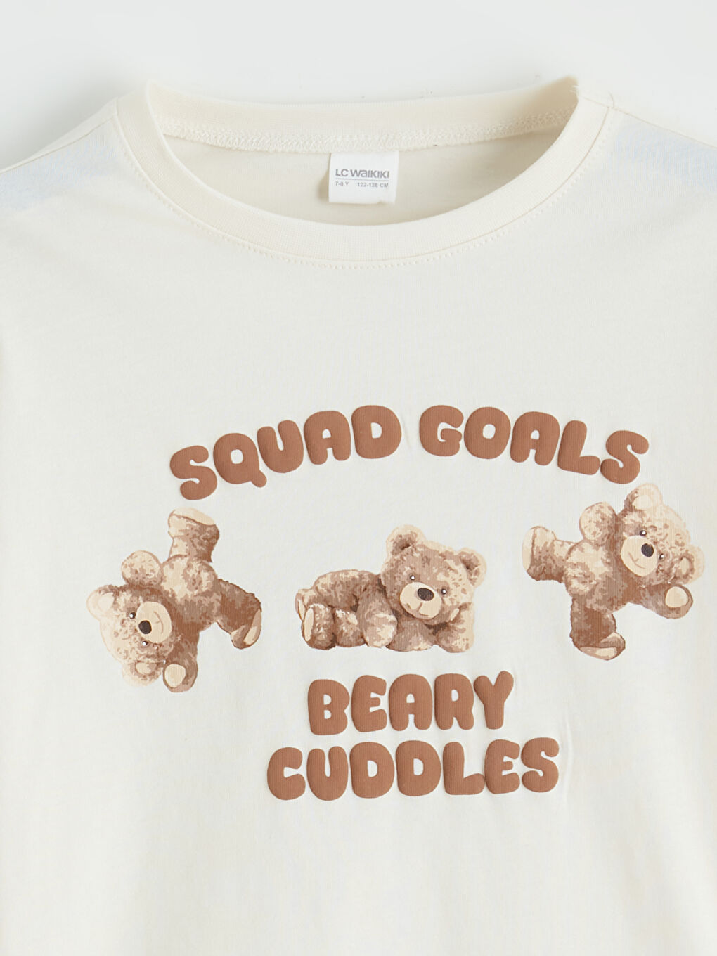 Pembe Bisiklet Yaka Baskılı Kız Çocuk Pijama Üst-2