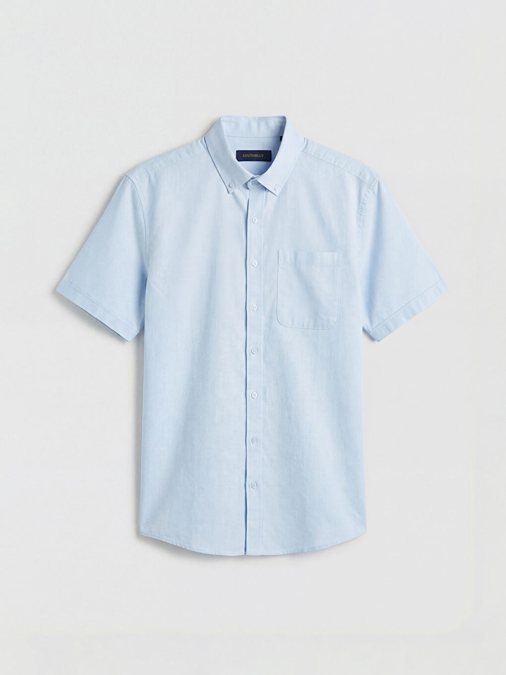 قميص أزرق رجل-4