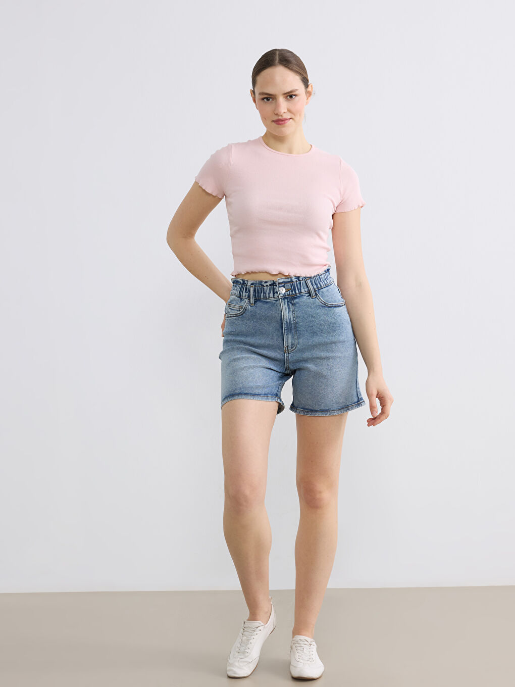 Woman BLUE Denim Shorts