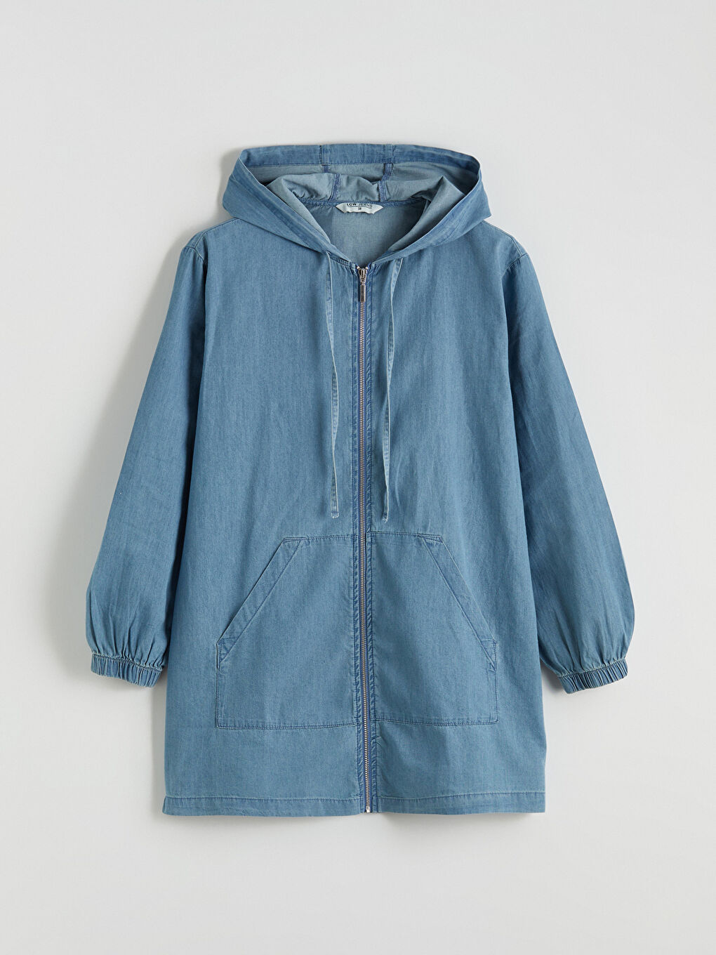 Women's Hooded Denim Tunic-4