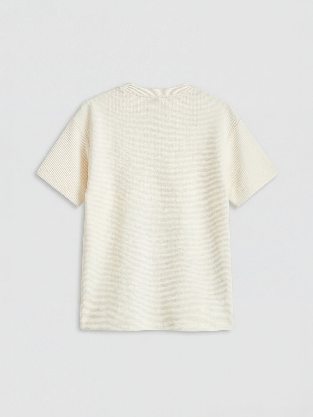 Bej Baskılı Erkek Çocuk Tişört ve Şort-3