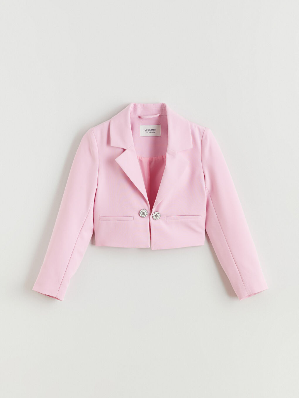 Pembe Kız Çocuk Blazer Ceket