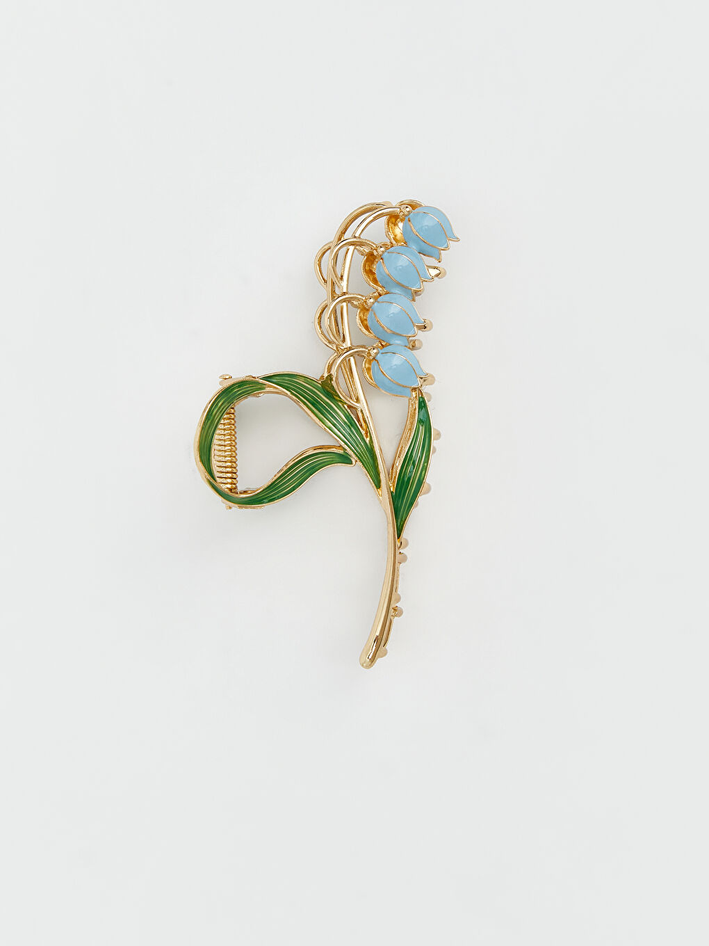 Karışık Çiçek Figürlü Kadın Mandal Toka 