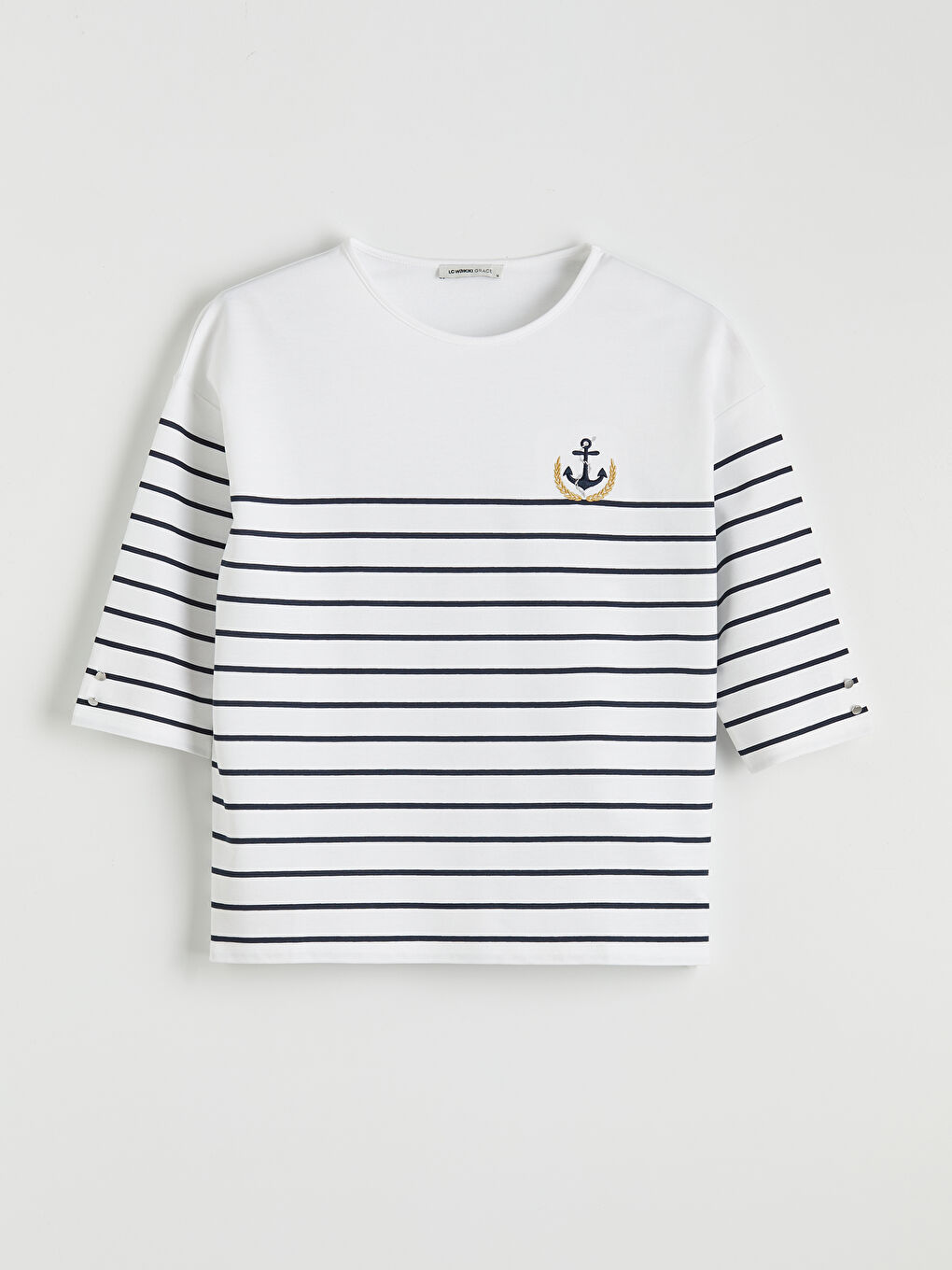 Женщины Синий Футболка-3