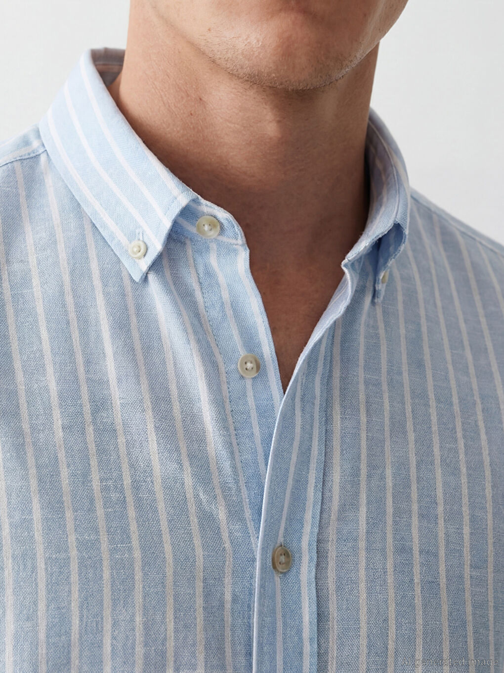 Жолақты жейде ерлерге арналған стандартты пішімде.-2