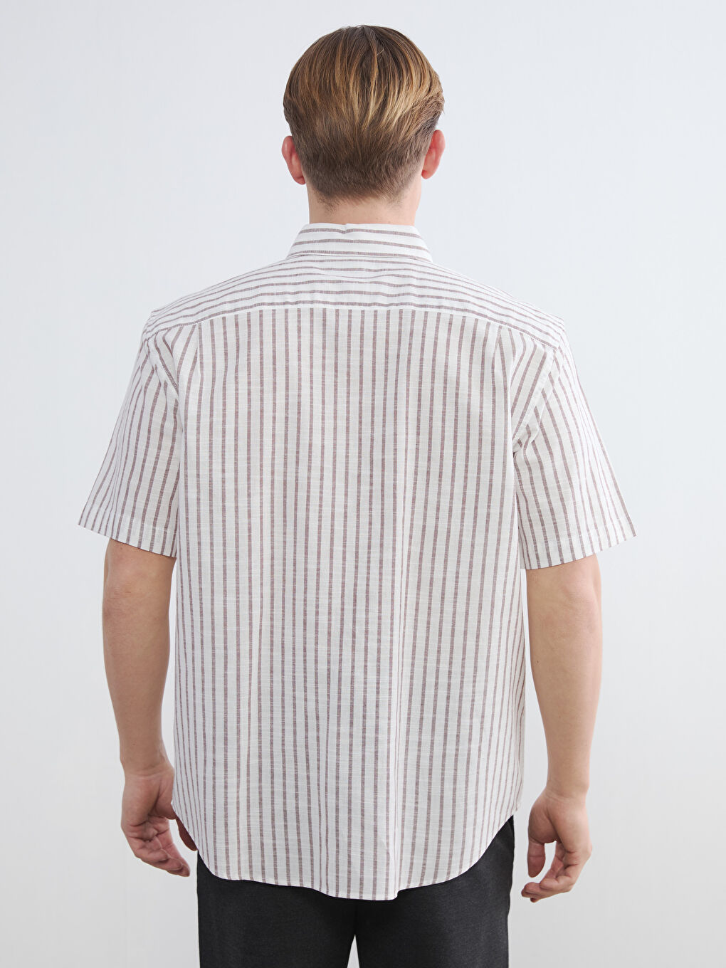 Regular Fit Striped Men's Shirt-3