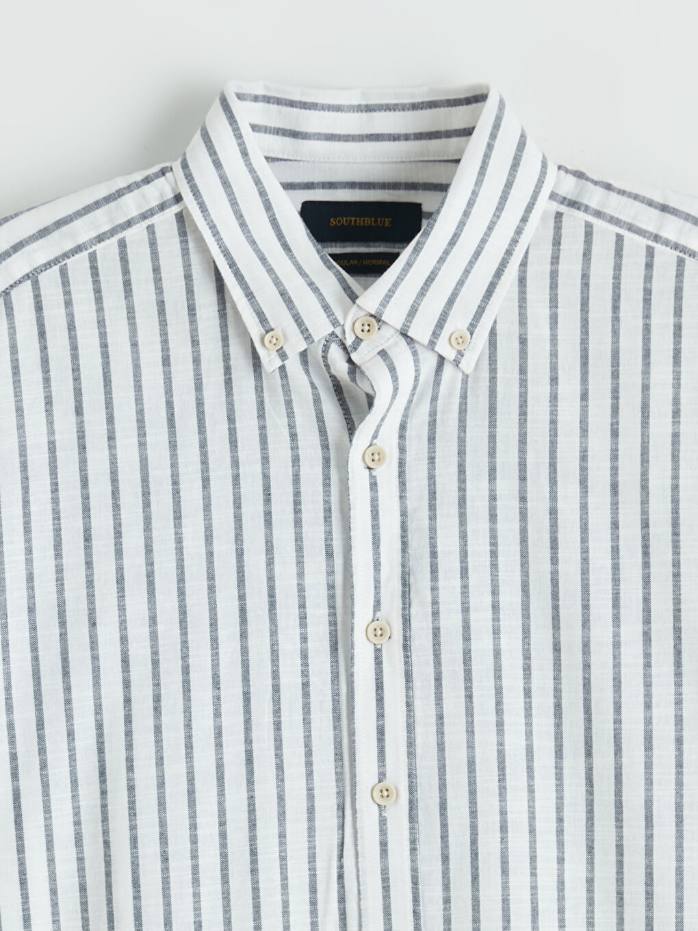 Regular Fit Striped Men's Shirt-5