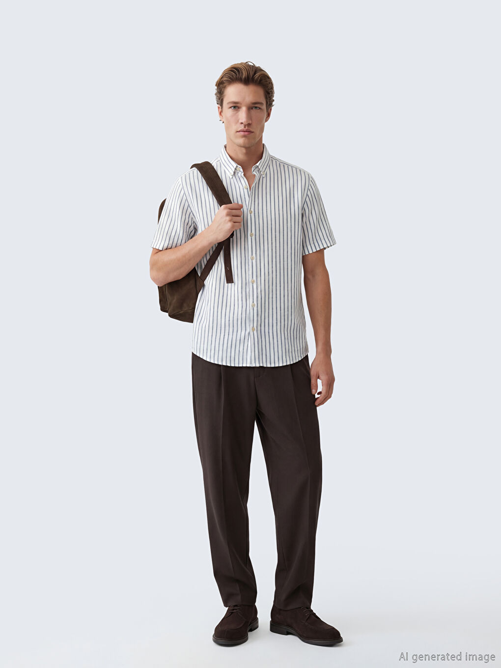 Regular Fit Striped Men's Shirt-1