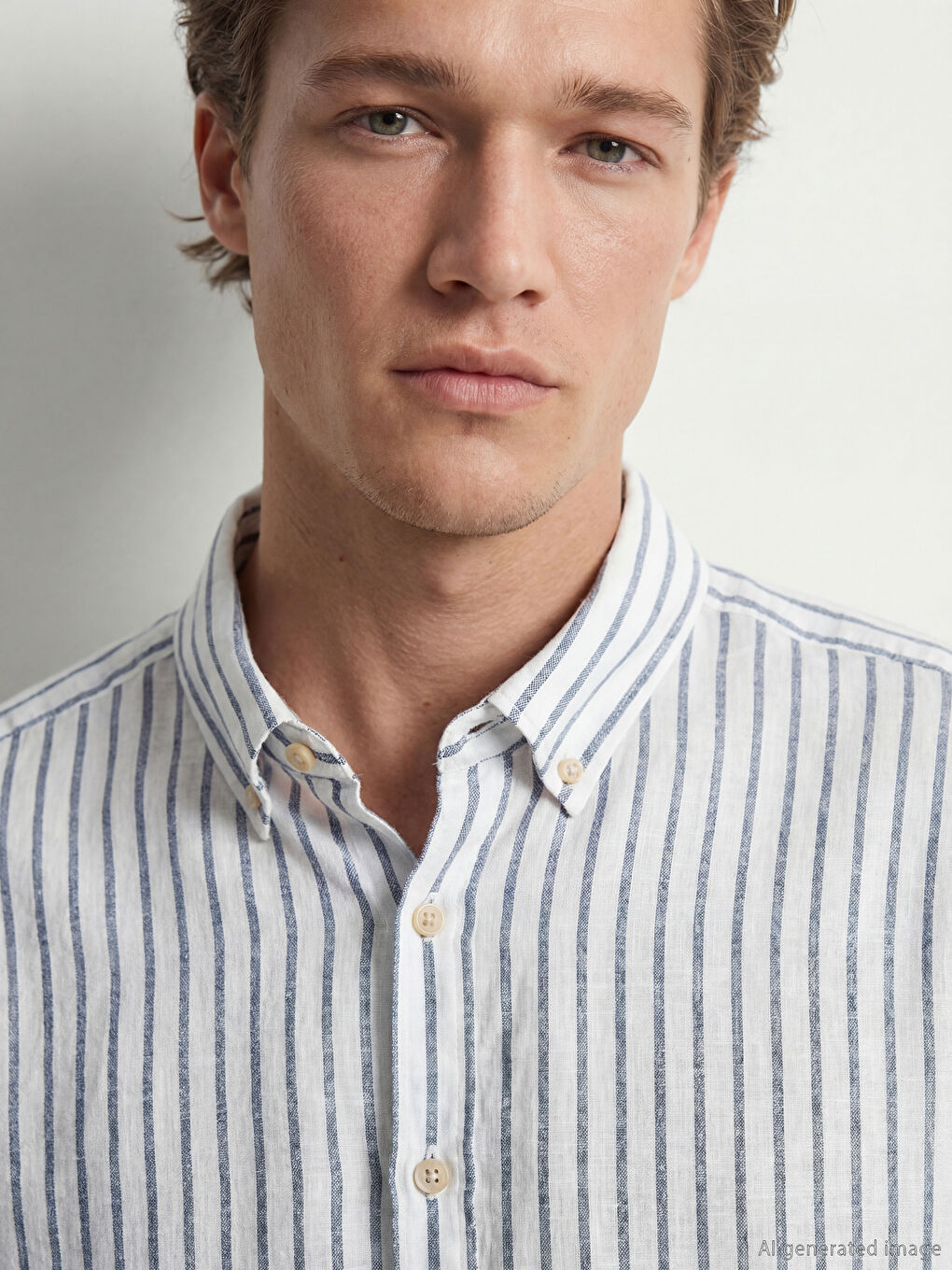 Regular Fit Striped Men's Shirt-2