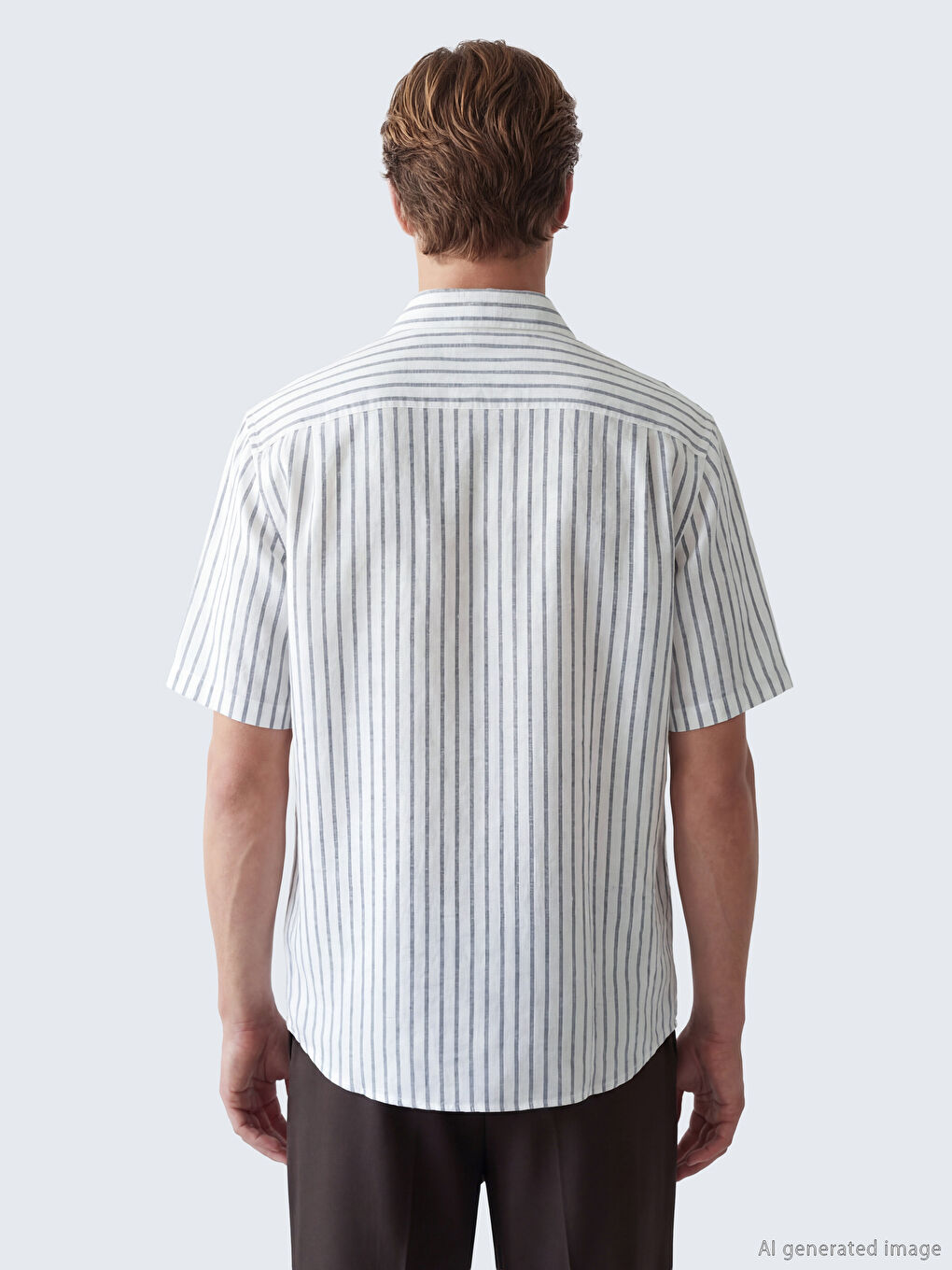Regular Fit Striped Men's Shirt-3