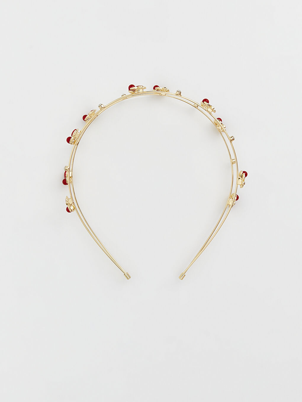 Karışık Kiraz Baskılı Kadın Taç