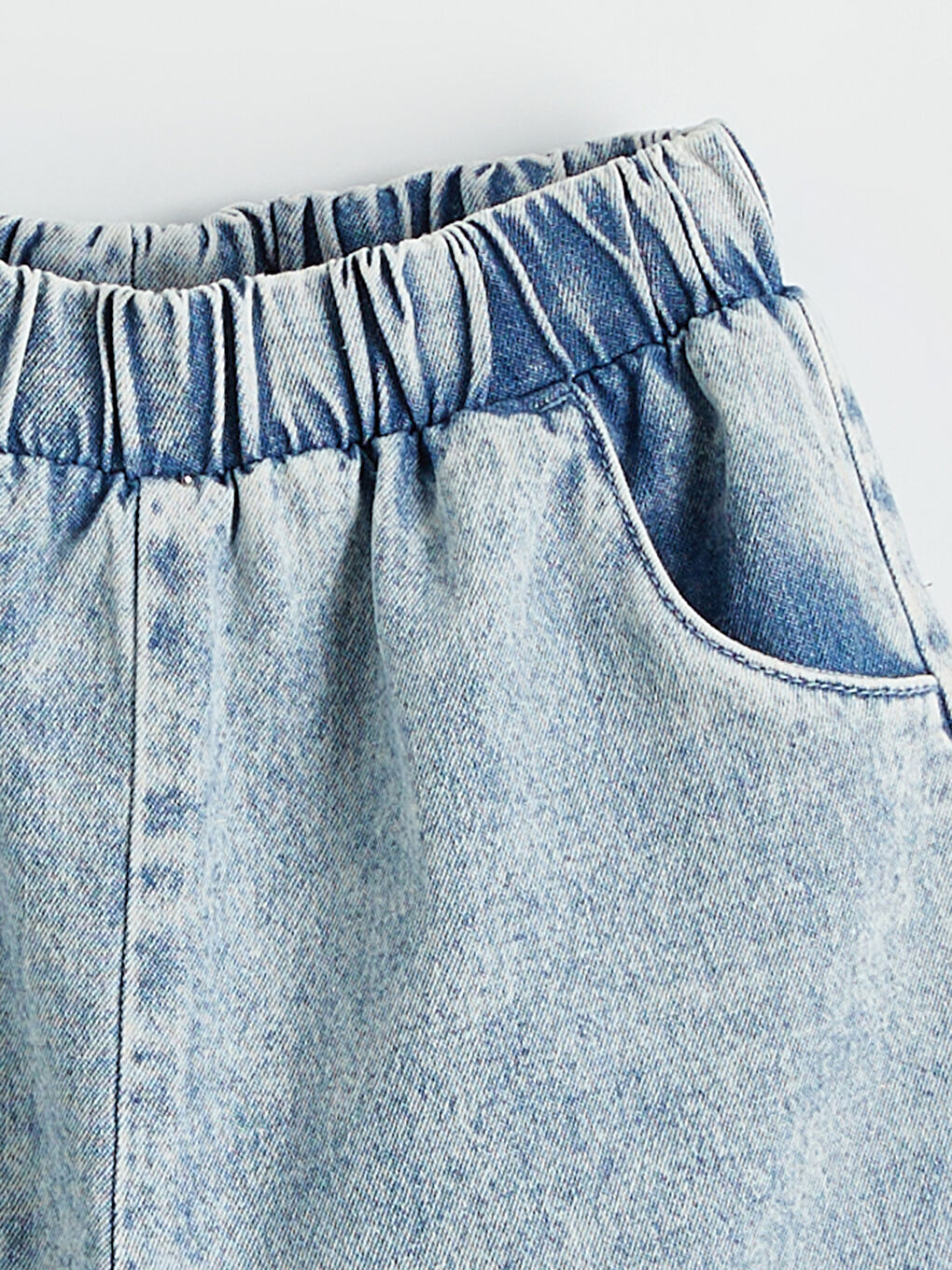 Girl INDIGO Denim Shorts-1