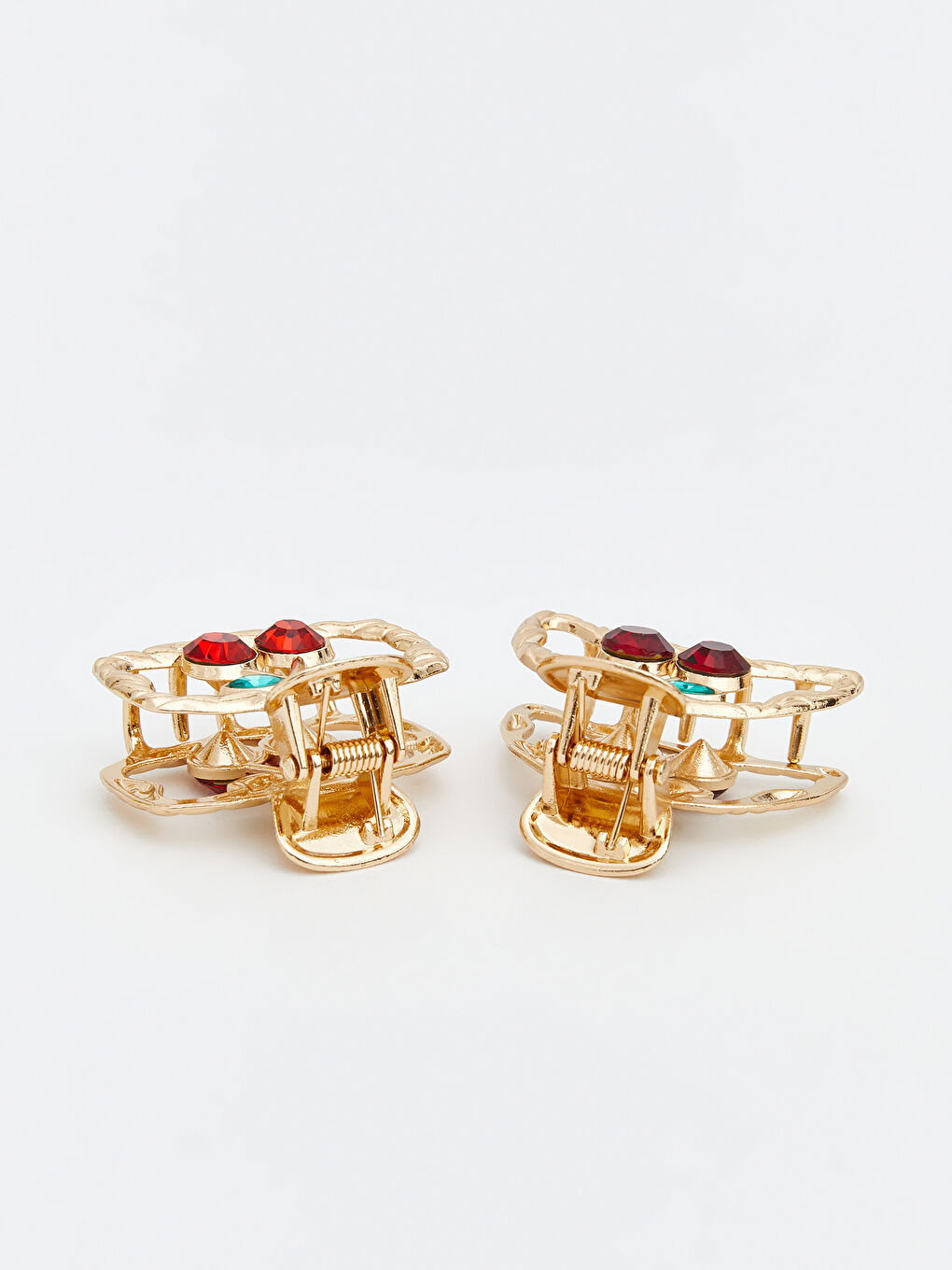 Karışık Kiraz Baskılı Kadın Mandal Toka Seti 2'li-2